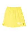 Msgm Emblem Skirt In Yellow