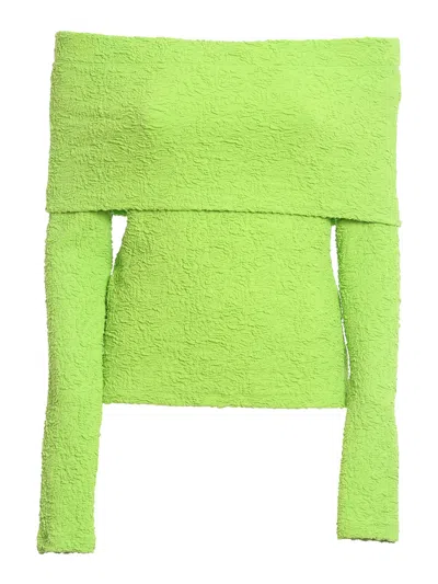 MSGM EMBOSSED BLOUSE