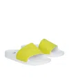 Msgm Embossed Slides In Yellow