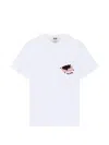 Msgm Embroidered Cat T-shirt In White