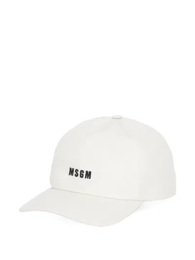 MSGM EMBROIDERED-LOGO BASEBALL CAP