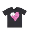Msgm Embroidered-logo Cotton T-shirt In Black