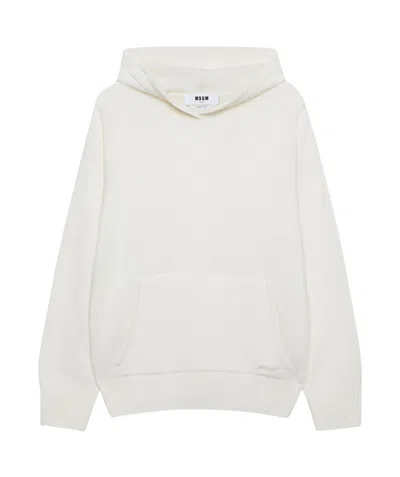 MSGM EMBROIDERED-LOGO SWEATSHIRT