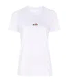 Msgm Embroidered-logo T-shirt In White