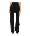 Msgm Embroidered Logo Trousers In Black