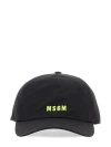 Msgm Logo-embroidered Baseball Cap