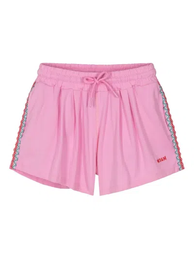 Msgm Kids' Logo Shorts