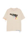 Msgm Embroidered T-shirt In Pink