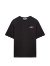 Msgm Embroidered T-shirt In Black
