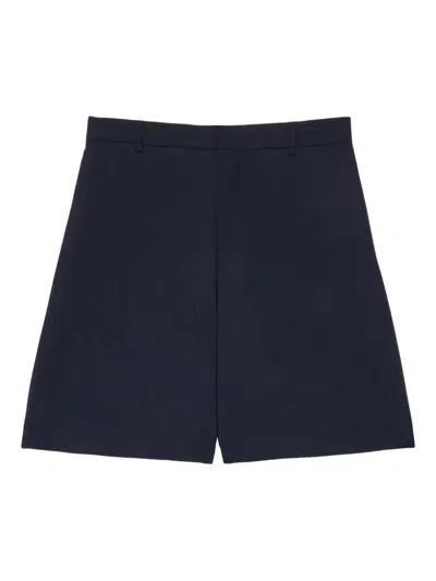 Msgm Casual Shorts With Pockets And Belt Loops In Black