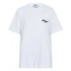 Msgm Embroidered T-shirt In Blue