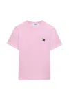 Msgm Embroidery T-shirt In Pink