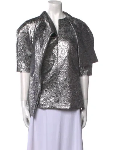 Pre-owned Msgm Evening Jacket In Silver