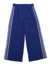 Msgm Fabric Tecnical Pants Girl Royal In Red