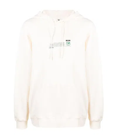 MSGM MSGM FANTASTIC GREEN PRINT HOODIE
