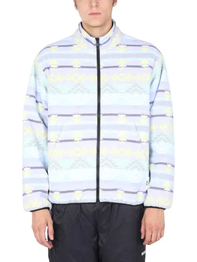 Msgm Fantastic Green Jacket In White