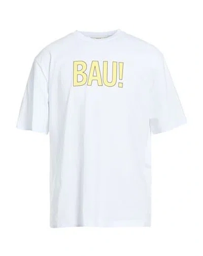 Msgm Fantastic Green Man T-shirt White Size Xxl Organic Cotton