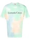 Msgm "fantastic Green" T-shirt In Green