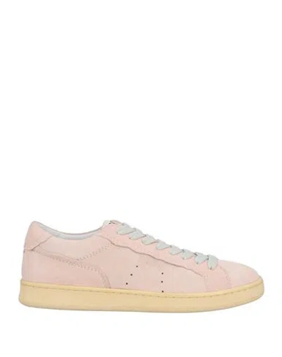 Msgm Fantastic Green Woman Sneakers Light Pink Size 10 Leather