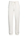 Msgm Fantastic Green X Duccio Maria Gambi Man Pants Ivory Size Xxs Organic Cotton In White