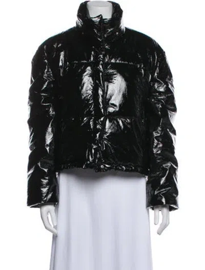 Pre-owned Msgm Faux Fur Jacket In Blue