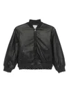Msgm Faux-leather Jacket In Black