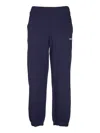 Msgm Felp Track Pants In Ink Blue