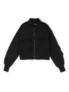 Msgm Cargo Sweatshirt In Black
