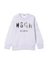 Msgm Felpa Newborn In Grey