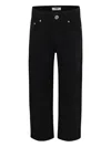 Msgm Five-pocket Jeans In Black