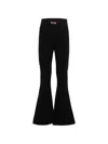Msgm Flared Leggings In Black