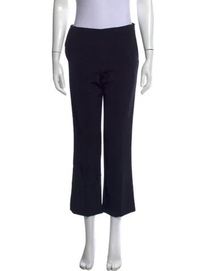Pre-owned Msgm Flared Pants In Black