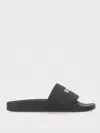 Msgm Woman Sandals Black Size 8 Textile Fibers In Black