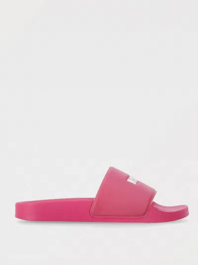 MSGM FLAT SANDALS MSGM WOMAN COLOR FUCHSIA,G88030007