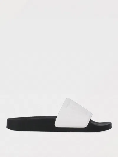 MSGM FLAT SANDALS MSGM WOMAN COLOR WHITE,G88033001