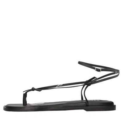 Msgm Flat Shoes In Black