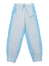 Msgm Fleece Airbrushed Pants Unisex In Multi
