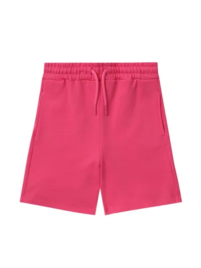 Msgm Fleece Bermuda Junior In Pink