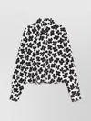 Msgm Floral Pattern Cotton Poplin Shirt In Multi