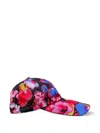 Msgm Floral-print Baseball Cap In Multi