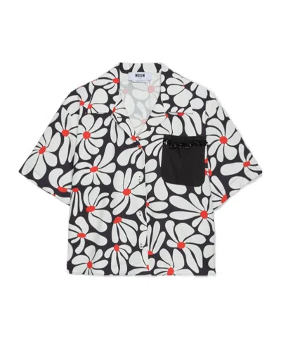 Msgm Floral-print Shirt