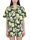Msgm Cotton Shirt In Green