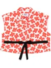 Msgm Floral-print Shirt In White