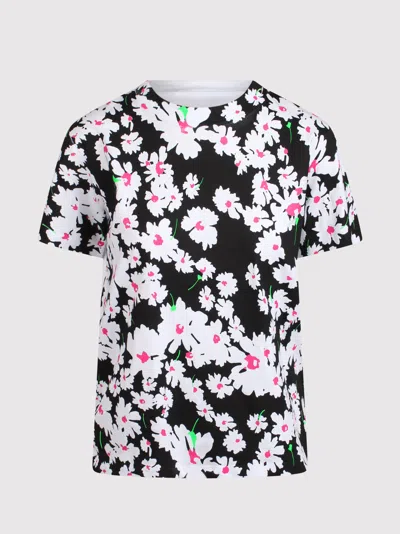 Msgm Floreal T-shirt In Multi