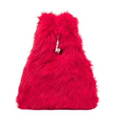MSGM MSGM FLUFFY SMALL SATCHEL BAG