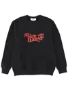 Msgm Rabbit Cotton Sweatshirt In Multi