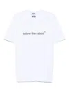 Msgm Follow The Rabbit T-shirt Clothing In White