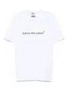Msgm Follow The Rabbit T-shirt Clothing In White