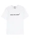 Msgm Follow The Rabbit T-shirt In White
