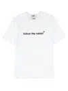 Msgm Follow The Rabbit T-shirt In White